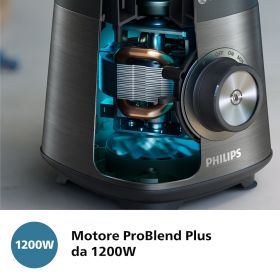 PHILIPS HR3041 - HR3041 0687475 FRULLATORE 1200W BICCH.2LT NERO