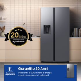 SAMSUNG RS80F67KCTEF - AI Side by Side Kühlschrank 635l