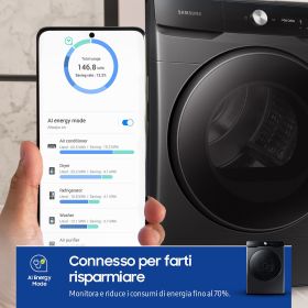 SAMSUNG DV16DG8600BVU3 - Wäschetrockner Frontlader 16kg