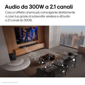 LG S40T - S40T 2.1-Kanal Soundbar mit Subwoofer