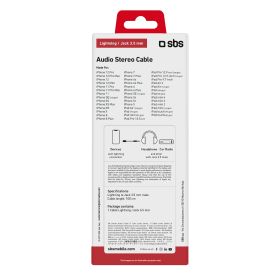 SBS TEADAPTIPJACK35W - Adattatore Apple Lightning 1m