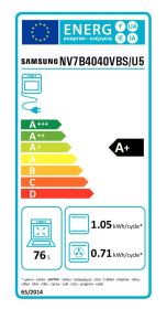 SAMSUNG NV7B4040VBSU5 - Forno da incasso Samsung NV7B4040VBS/U5 con funzione vapore