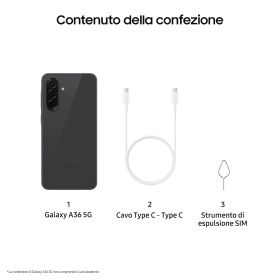 SAMSUNG SMA366BZKGEUE - Samsung Galaxy A36 5G Smartphone