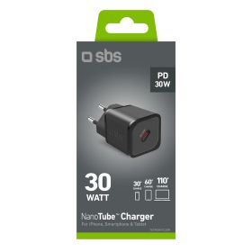 SBS TETRGAN1C30W - Caricatore USB-C 120W