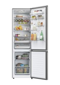 HAIER HDPW5620ANPK - Combi Kühlschrank 409 Lt Edelstahl
