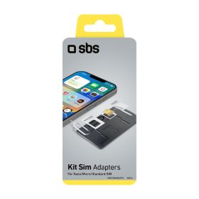 SBS TEKITSIMADAPTK - Kit Adattatori SIM per Cellulari