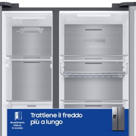 SAMSUNG RS80F67KCTEF - AI Side by Side Kühlschrank 635l