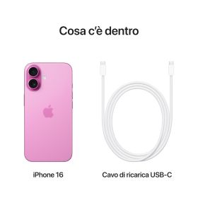 APPLE MYEA3QLA - iPhone 16 128GB Rosa