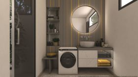HAIER HW50BP12307 - Haier Slim Waschmaschine 5kg mit WiFi
