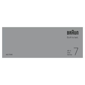 BRAUN AIO7540 - Rifinitore All-in-One Braun Series 7