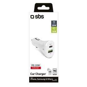 SBS TECRPD20W - Caricabatterie Auto USB-C 20W