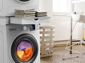 MELICONI 656123 - Überbau-Kit für Waschmaschine und Trockner