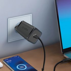 SBS TETRGAN1C65W - Caricatore USB-C da muro 65W nero