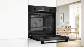 BOSCH HBA534BB3 - Bosch HBA534BB3 Einbaubackofen Serie 4 Schwarz