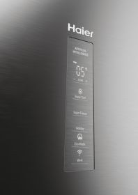 HAIER HDPW5620ANPK - Combi Kühlschrank 409 Lt Edelstahl