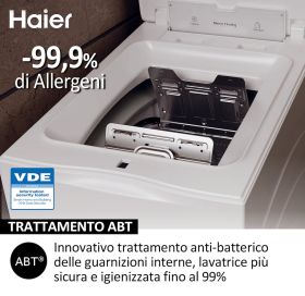 HAIER HW90BPD13386US - Toplader Waschmaschine 9kg mit Wi-Fi