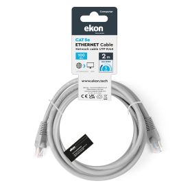 EKON ECITLANX5E20GY - UTP Netzwerkkabel 2m Grau