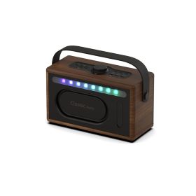 PURE 254374 0727872 MINI SPEAKER RIC. BT CLASSIC AURA COFFEE BROWN/WAL