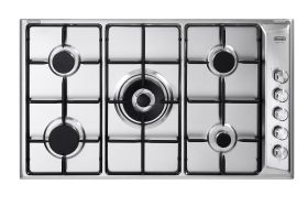 DE LONGHI DLI59DD - Piano cottura gas 90cm 5 fuochi