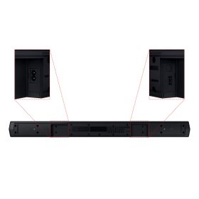 SAMSUNG HWC450ZF - Samsung HW-C450 2.1-Kanal Soundbar mit Subwoofer