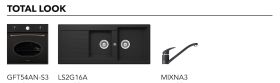 GLEM GAS GT645AN - Gasherd 60 cm mit 4 Kochstellen
