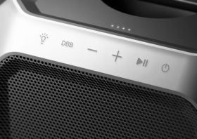 PHILIPS TAX7207 - Bluetooth Lautsprecher 80W mit LED