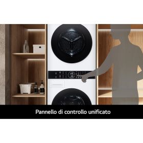 LG WT1210WWF - WashTower Waschmaschine 12/10 kg AI DD