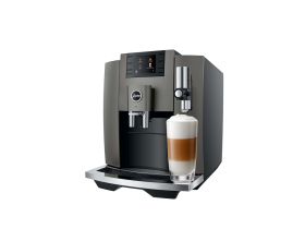 JURA E8DARKINOX - E8 Dunkel Inox Kaffeemaschine 15 Bar