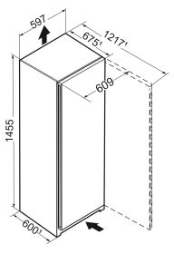 LIEBHERR K46VD00 - Freistehender Kühlschrank Pure Weiß
