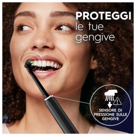ORAL-B PRO1BLACKTRAVELCASE - Oral-B Pro 1 Elektrische Zahnbürste Schwarz mit Reiseetui