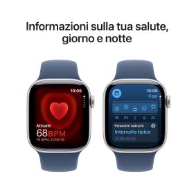 APPLE MWWC3QLA - Apple Watch 10 GPS 42mm Silber Denim