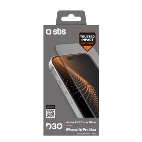 SBS TED3OSCRGLIP1667P - D3O Displayschutz für iPhone 16 Pro Max