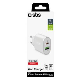 SBS TETRPD20W - Caricatore Power Delivery 20W