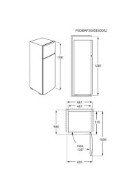 ELECTROLUX LTB1AF14W0 - Electrolux Kühlschrank mit Gefrierfach 50cm Breit