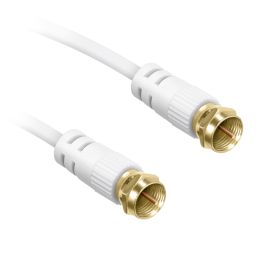 EKON ECSAT100METFFG - 10m SAT-Kabel mit vergoldeten Steckern