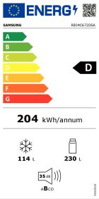 SAMSUNG RB34C672DSAEF - Frigorifero combinato EcoFlex da 344LT