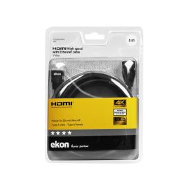 EKON ECVHDMI30MFG - Cavo HDMI 3m con Ethernet