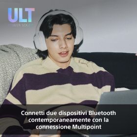 SONY WHULT900NB - Cuffie Bluetooth Wireless con Noise Cancelling