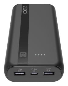 CELLULAR LINE PBENTRY20000K - Power Bank 20000mAh mit USB-C