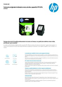 HP C2P05AEBL - Cartuccia Inchiostro  62XL Nera