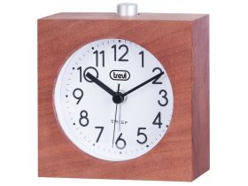 TREVI 0SL384030 - Orologio Legno Quarzo con Sveglia