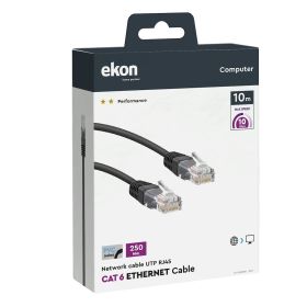 EKON ECITLAN6100G - 10m UTP Netzwerkkabel CAT 6