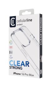 CELLULAR LINE CLEARDUOIPH16PRMT - Clear Strong - Hülle für iPhone 16 Pro Max