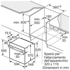 BOSCH HBA534BW3 - Forno da incasso Bosch 60cm