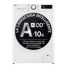 LG D2R5S09TSWW - Lavasciuga Slim 9/5kg AI DD