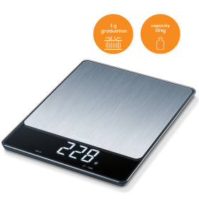 BEURER KS34INOX - Beurer KS 34 XL Küchenschale
