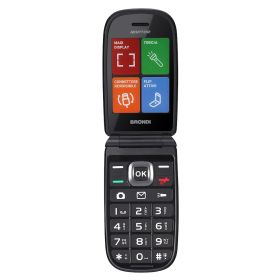 BRONDI RAPTORNEROMETAL - Brondi Flip Handy Schwarz