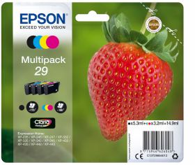 EPSON C13T29864022 - C13T29864022 0323083 CART.INK-JET SERIE FRAGOLA MT.PACK CLARIA 4C T2986