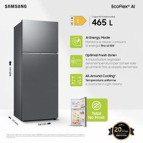 SAMSUNG RT47CG6626S9 - ECOFLEX Doppeltür Kühlschrank von