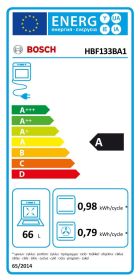 BOSCH HBF133BA1 - HBF133BA1 60cm Multifunktionsofen schwarz